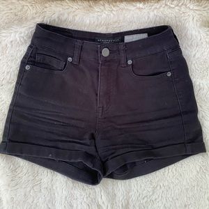 High Waist Midi Shorts